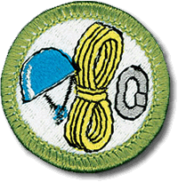 Climbing merit badge